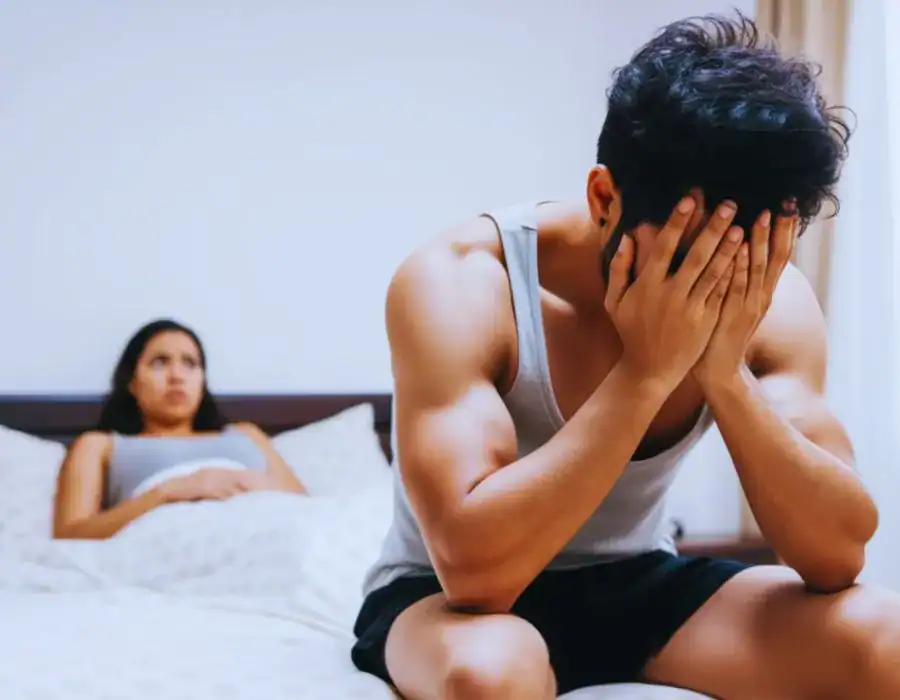 Image of upset man in need of erectile dysfunction treatment Bracknell