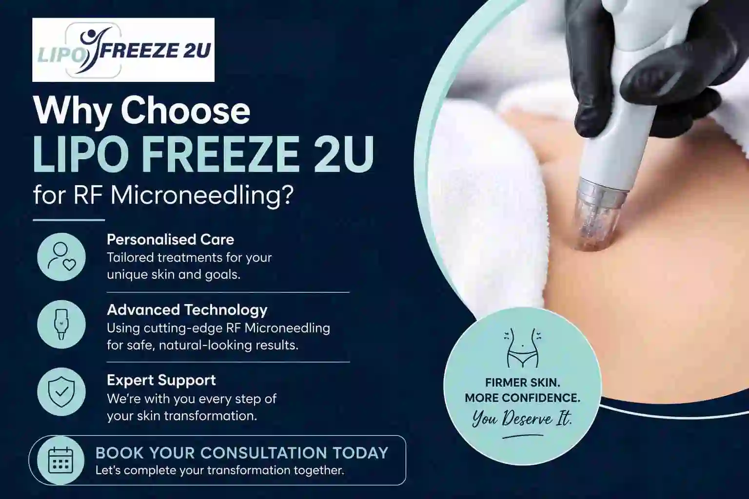 Why Choose LIPO FREEZE 2U for RF Microneedling Bracknell?